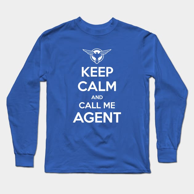 Call Me Agent Long Sleeve T-Shirt by mistyautumn